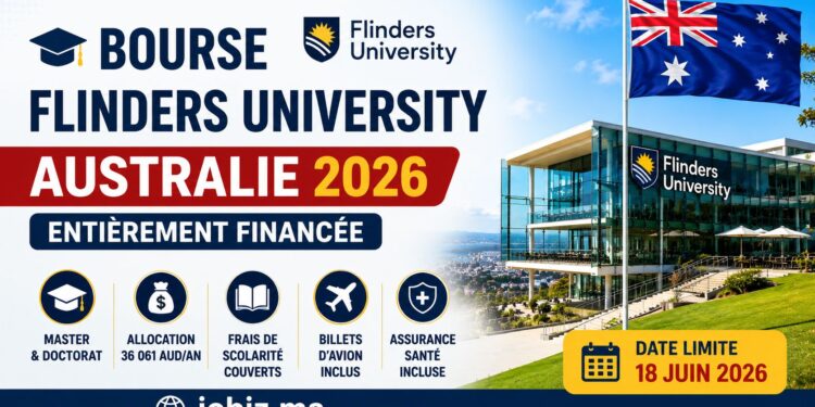 Bourse Flinders University Australie 2026 : Études Entièrement Financées avec 36 000 AUD par An