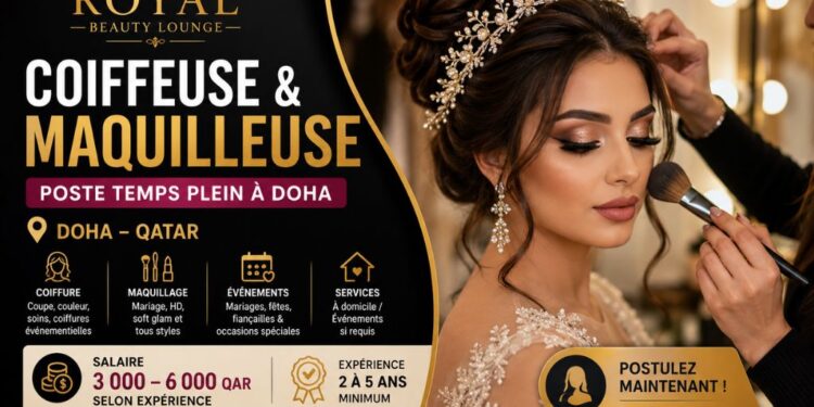 Coiffeuse & Maquilleuse à Doha | Opportunité dans un Salon de Luxe au Qatar