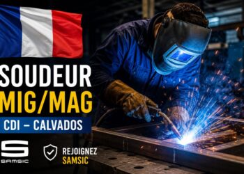 Soudeur MIG/MAG en France | CDI dans le Calvados – Secteur Métallurgie