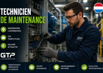 Technicien de Maintenance au Luxembourg | CDI – GTP Luxembourg S.a.r.l.
