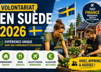 Volontariat en Suède 2026 : Hébergement et Billets d’Avion Entièrement Financés