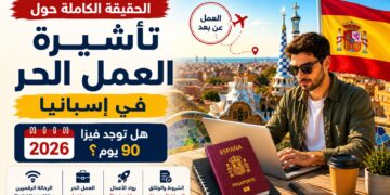 تأشيرة العمل الحر في إسبانيا 2026: الحقيقة حول فيزا 90 يومًا والبدائل القانونية