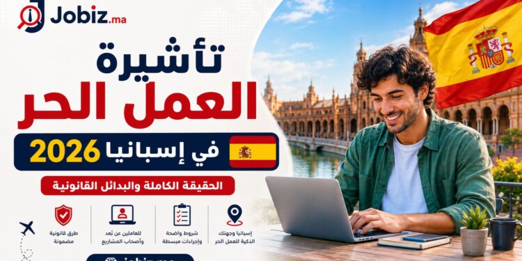 تأشيرة العمل الحر في إسبانيا 2026: الحقيقة حول فيزا 90 يومًا والبدائل القانونية