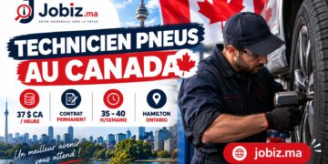 Technicien en pneus au Canada 2026 : emploi permanent à 37 $/h à Hamilton